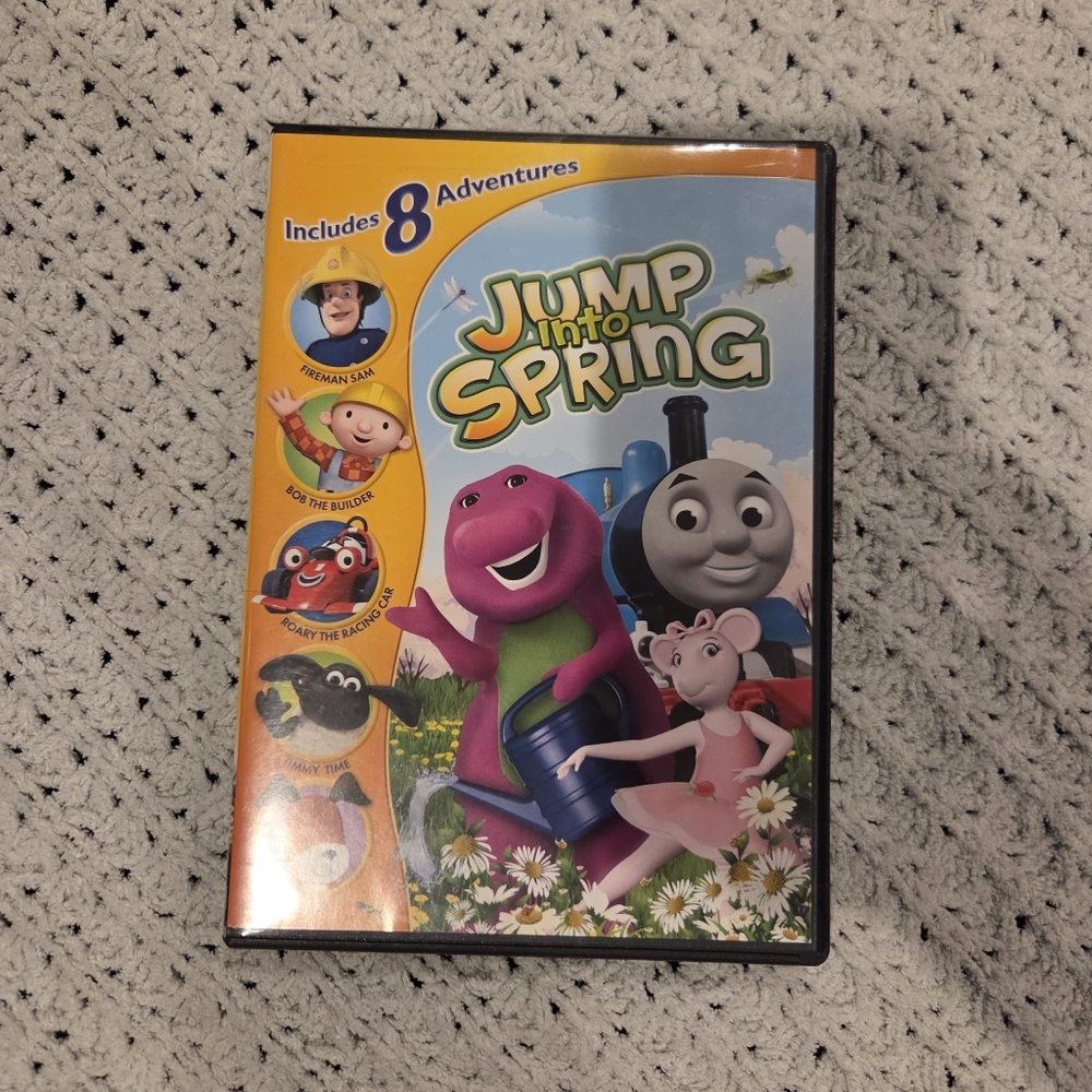 🌸 8/$25 DVDs | NWOT Barney Jump Into Spring Kids DVD